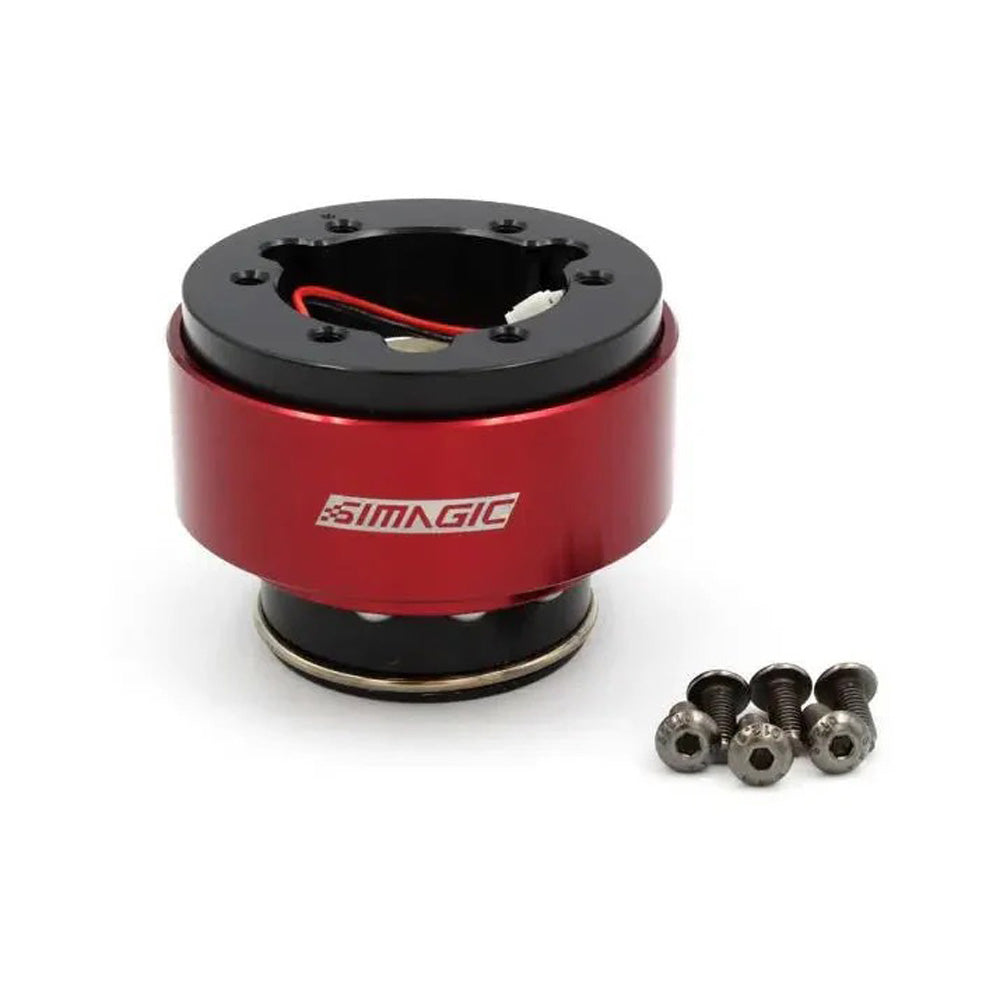 BARTOO QR70 Quick Release Adaptor For Simagic & Moza – 70mm PCD, 6+4 Ball Lock – Aluminum Racing Sim Wheel
