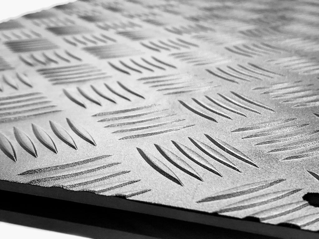 Sim-Lab Sim Floor Aluminum Footrest Plate for Sim Racing Cockpits (490 x 350 mm)
