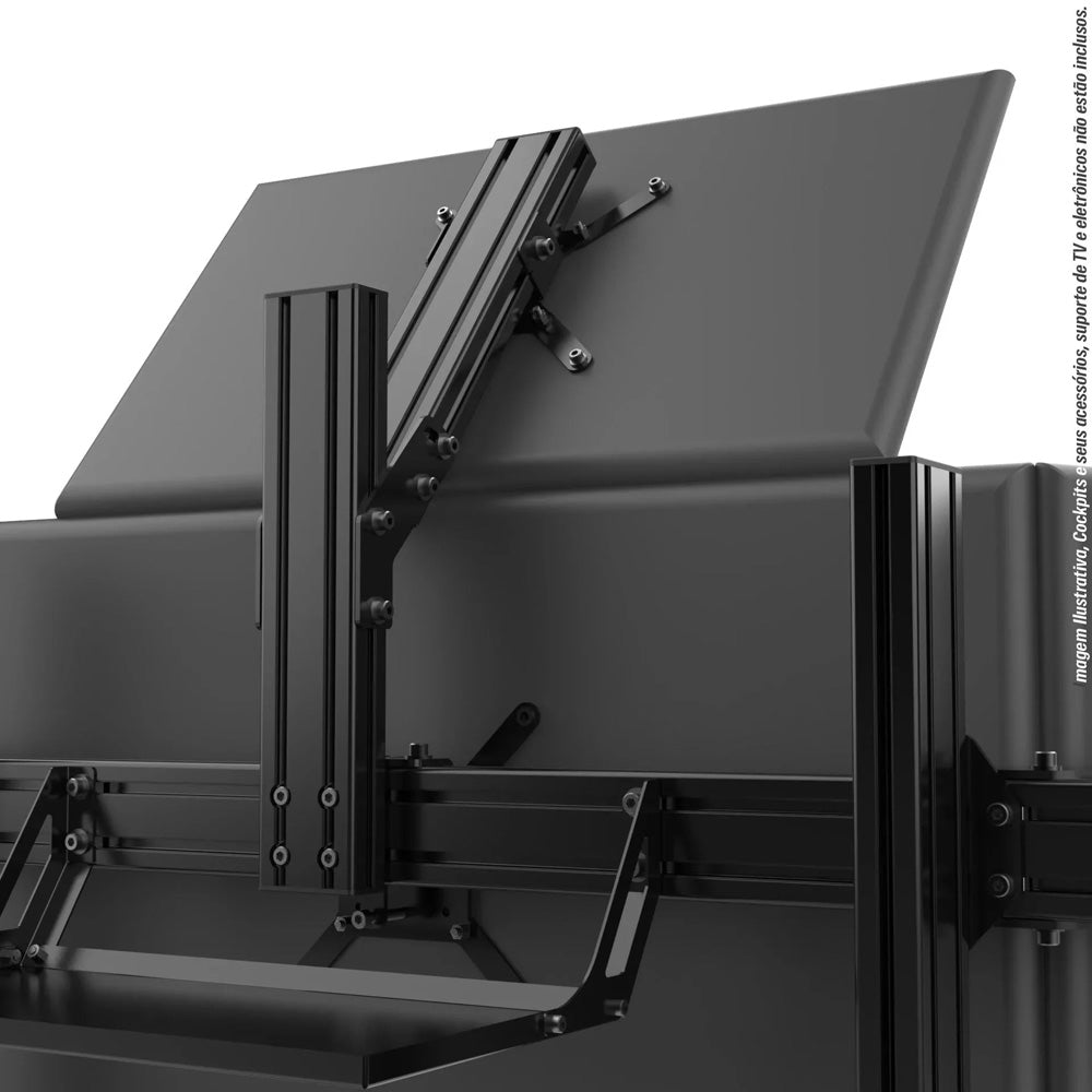 Top Screen Add-On For Aluminum Profile TV Stand