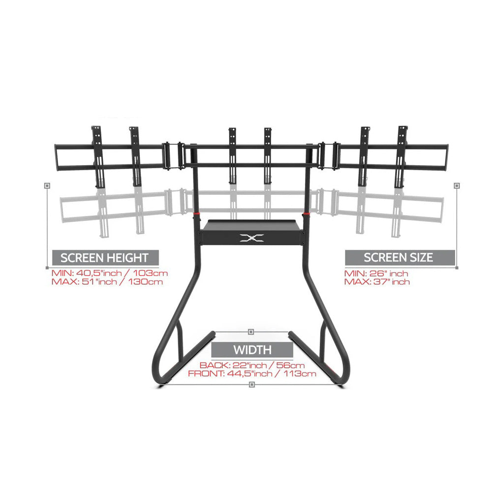 Triple Screen TV Stand