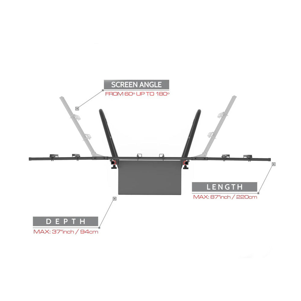 Triple Screen TV Stand