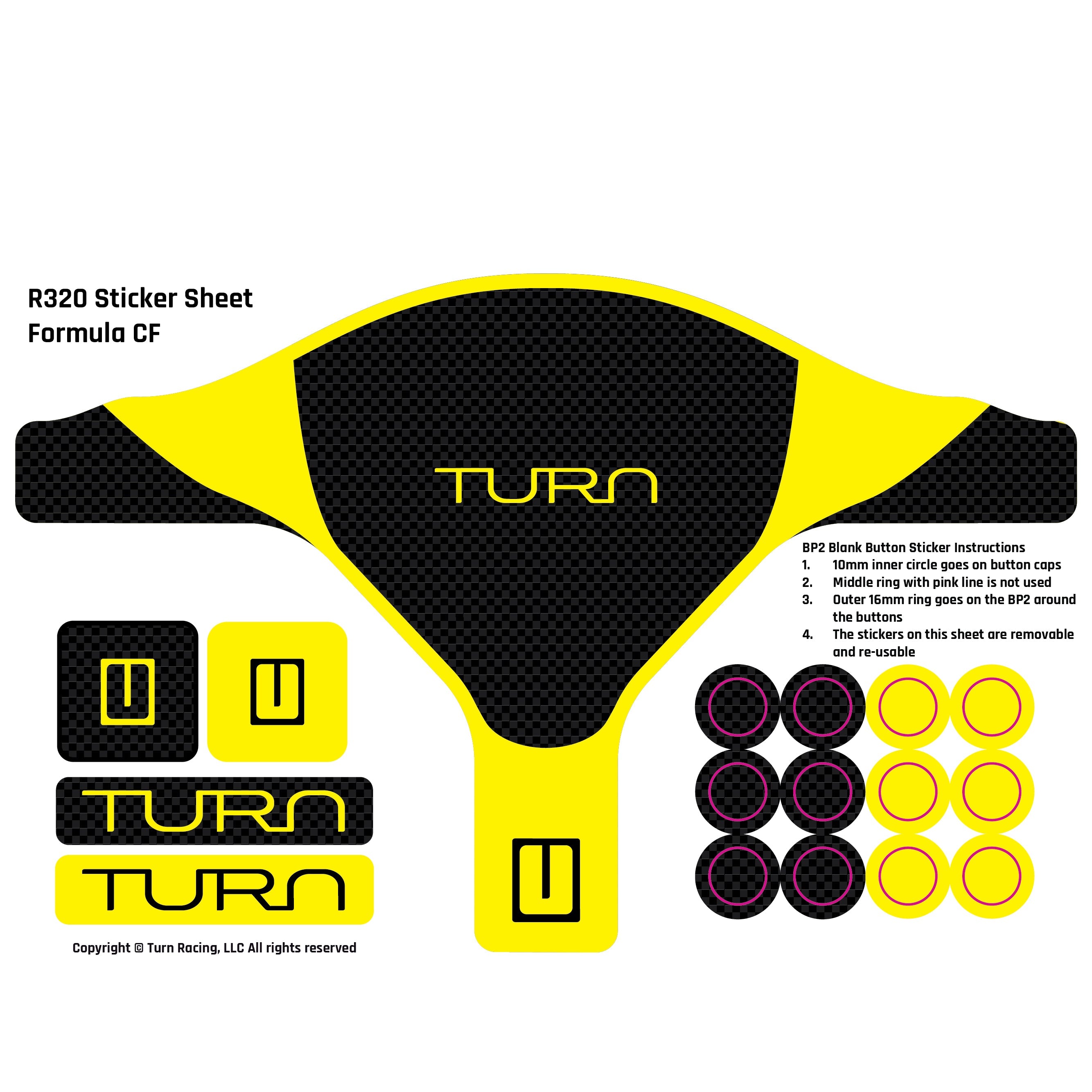 R320 Sticker Sheets Formula CF