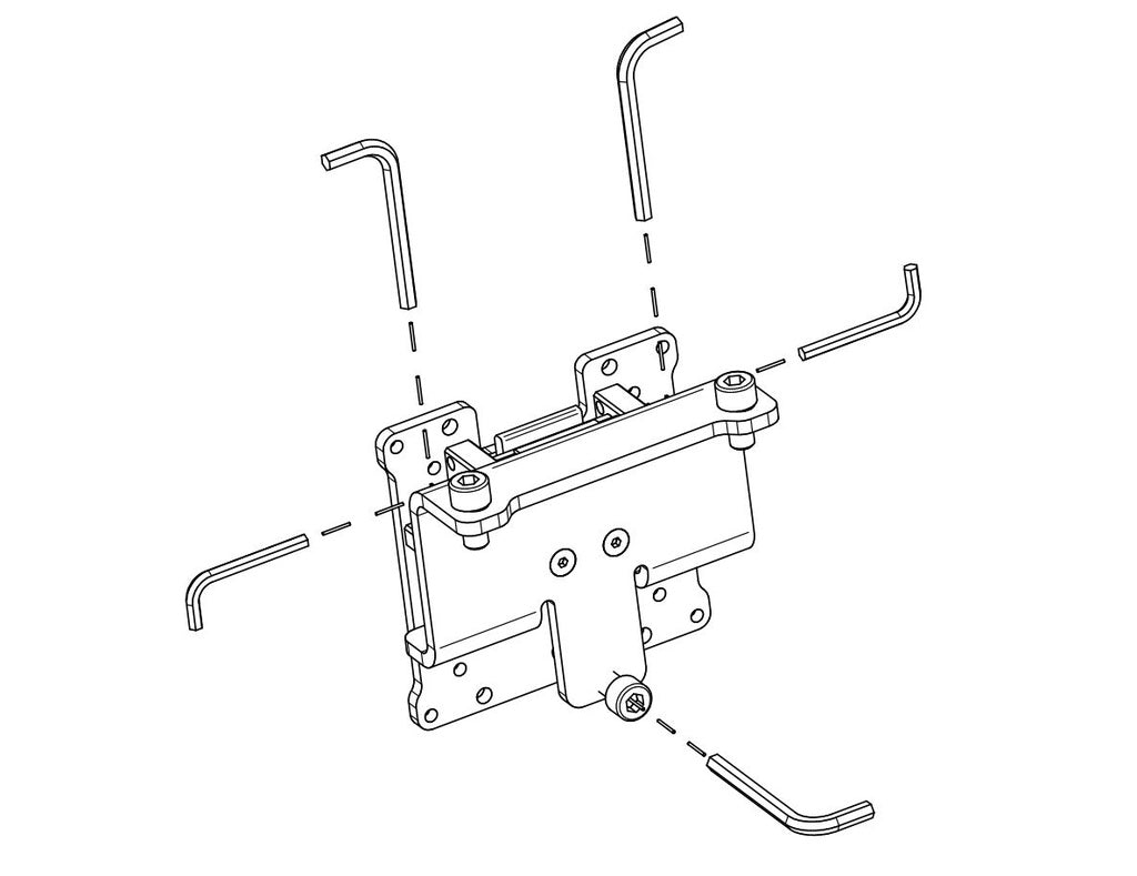Sim-Lab Vario VESA Adapter Kit (75/100 Monitor Alignment)