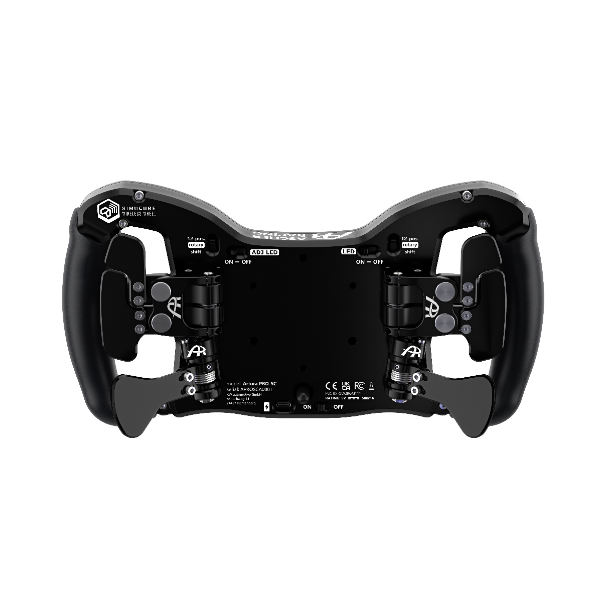 Ascher Racing McLaren Artura Pro Steering Wheel (Wireless | Simucube 2)