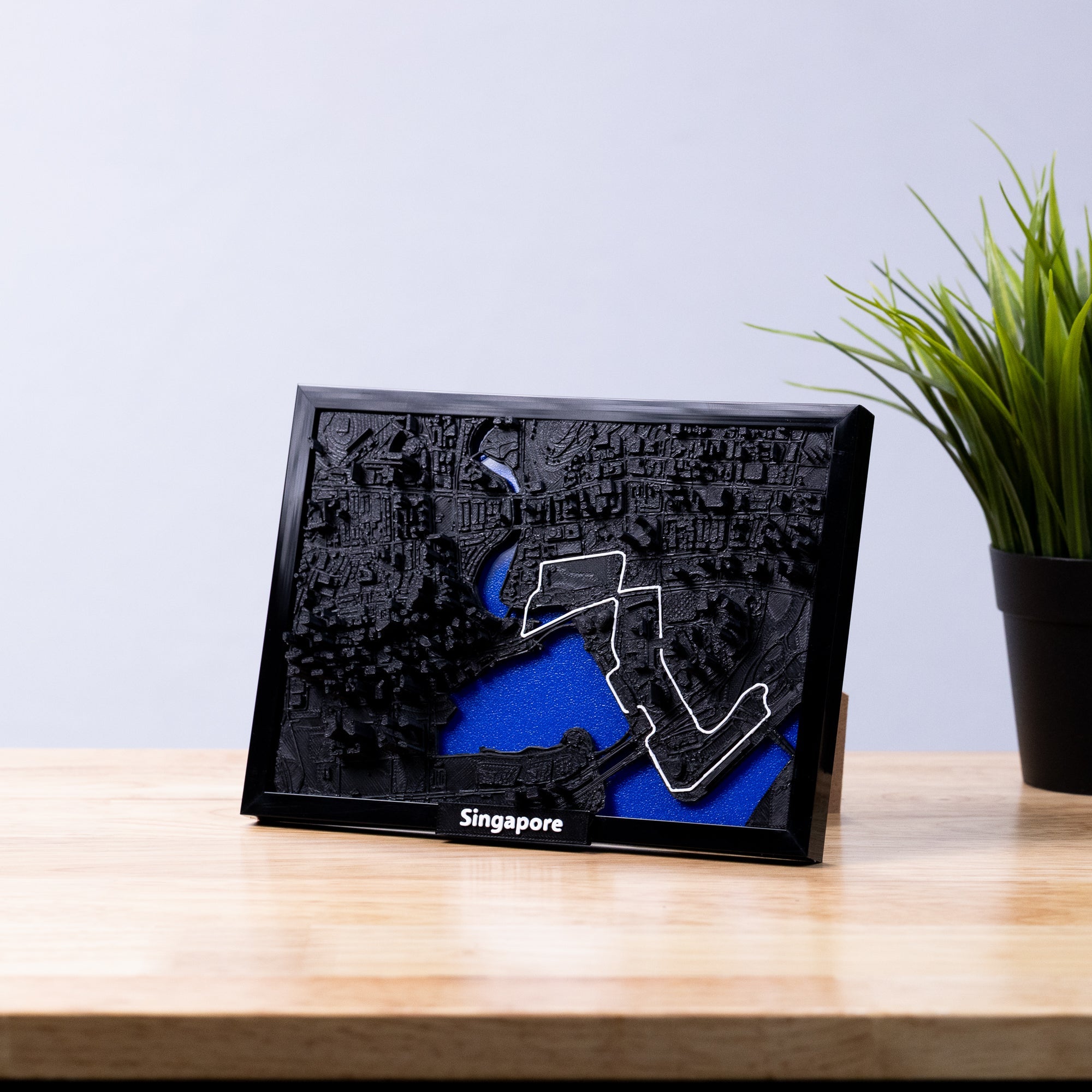 3D Circuit Track Art | F1 | Customizable | Gift | Decoration | Kitchen | Bedroom | Living room |