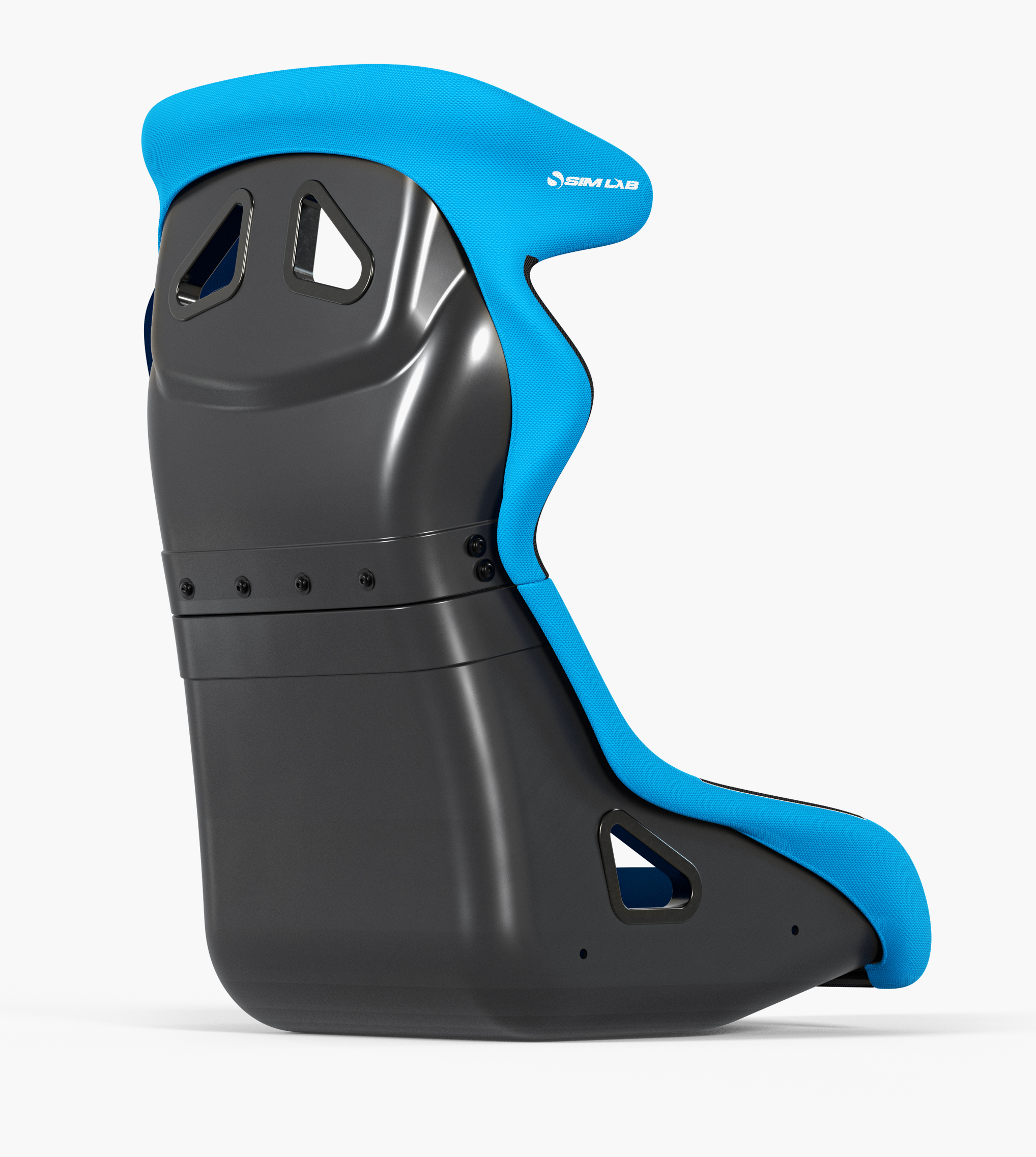 Sim-Lab S1 Enduro GT Bucket Seat for Sim Racing (Fiberglass Shell, Black or Blue)