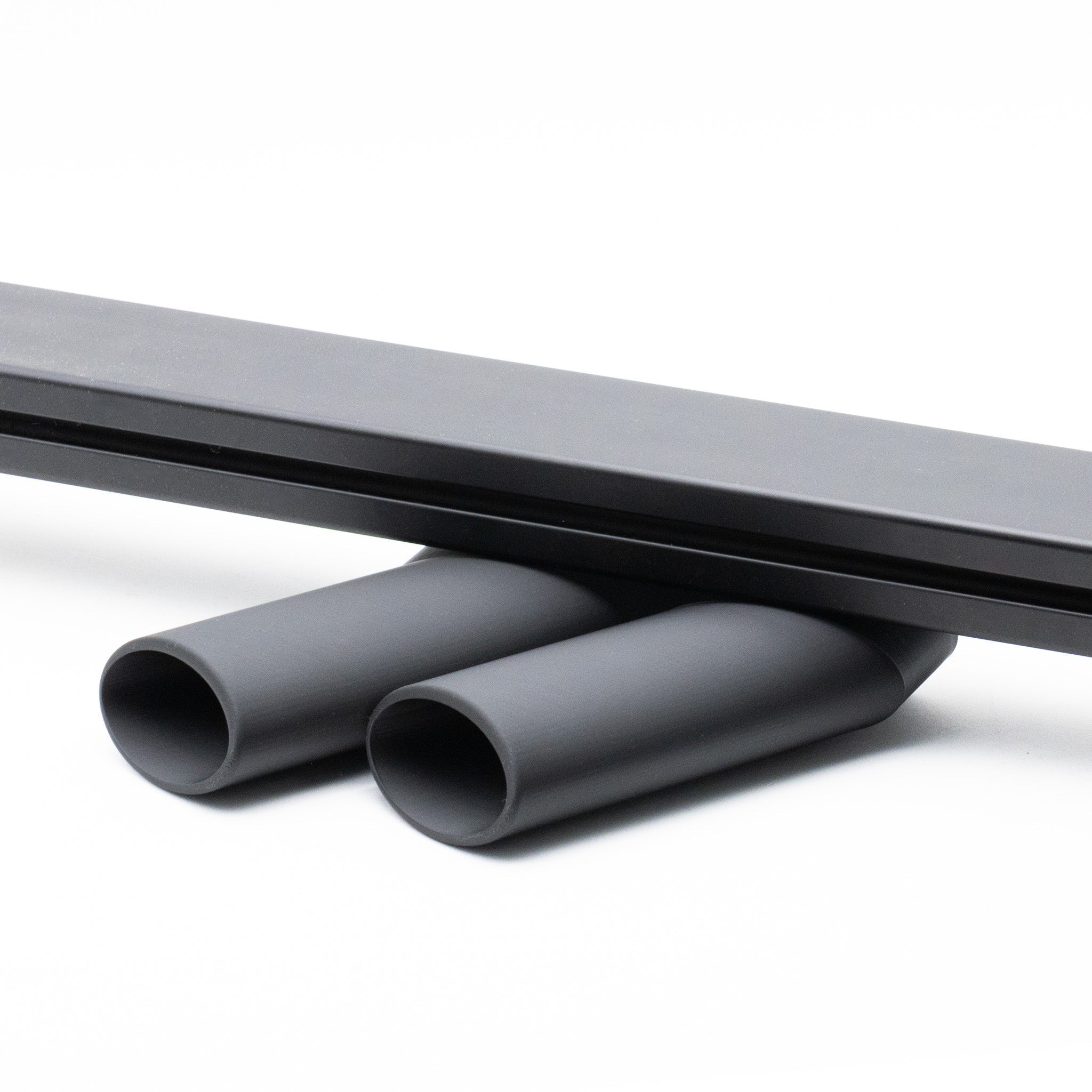 SimSportGadget Faux Slanted Exhaust Pipes for Sim Racing Rigs (Set of 2)