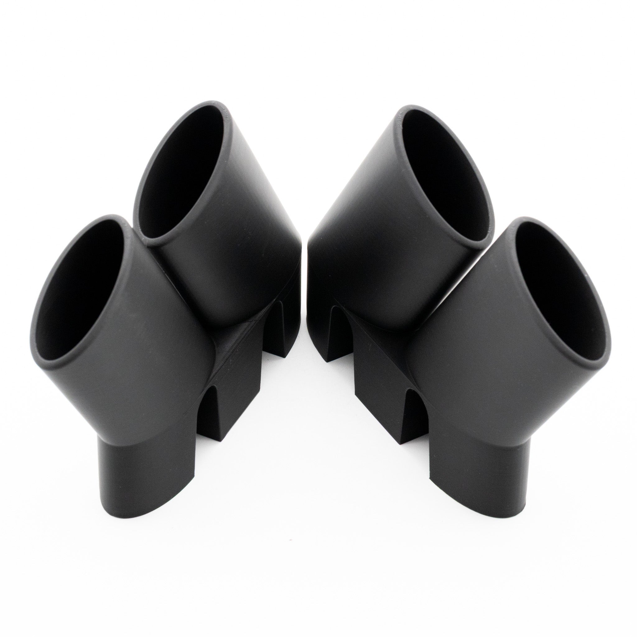 SimSportGadget Faux Slanted Exhaust Pipes for Sim Racing Rigs (Set of 2)