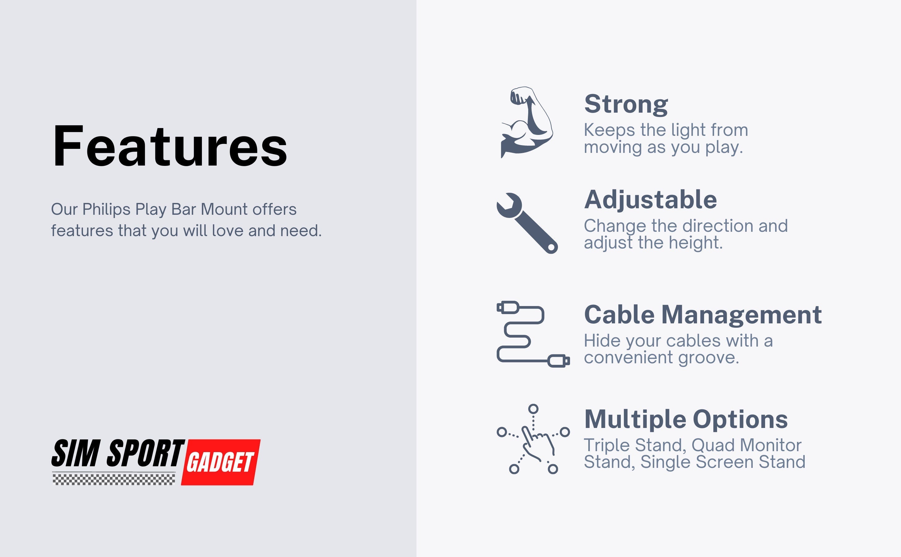 Hue Play Bar Light Mount