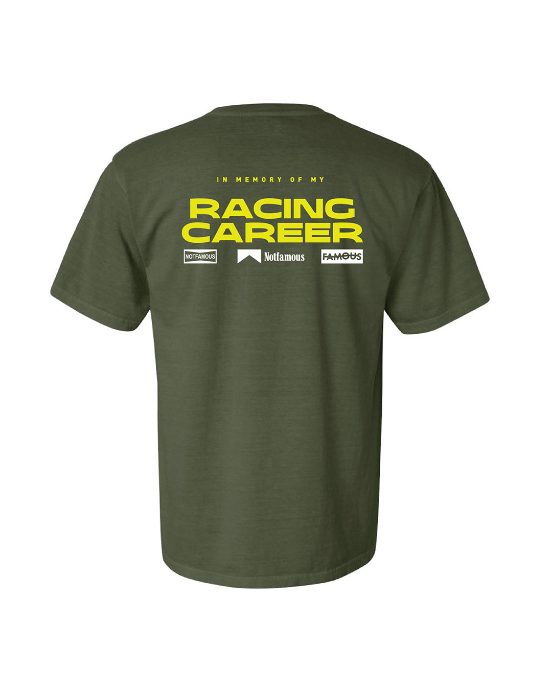 Not Famous Racing Driver - Racing Career Tee