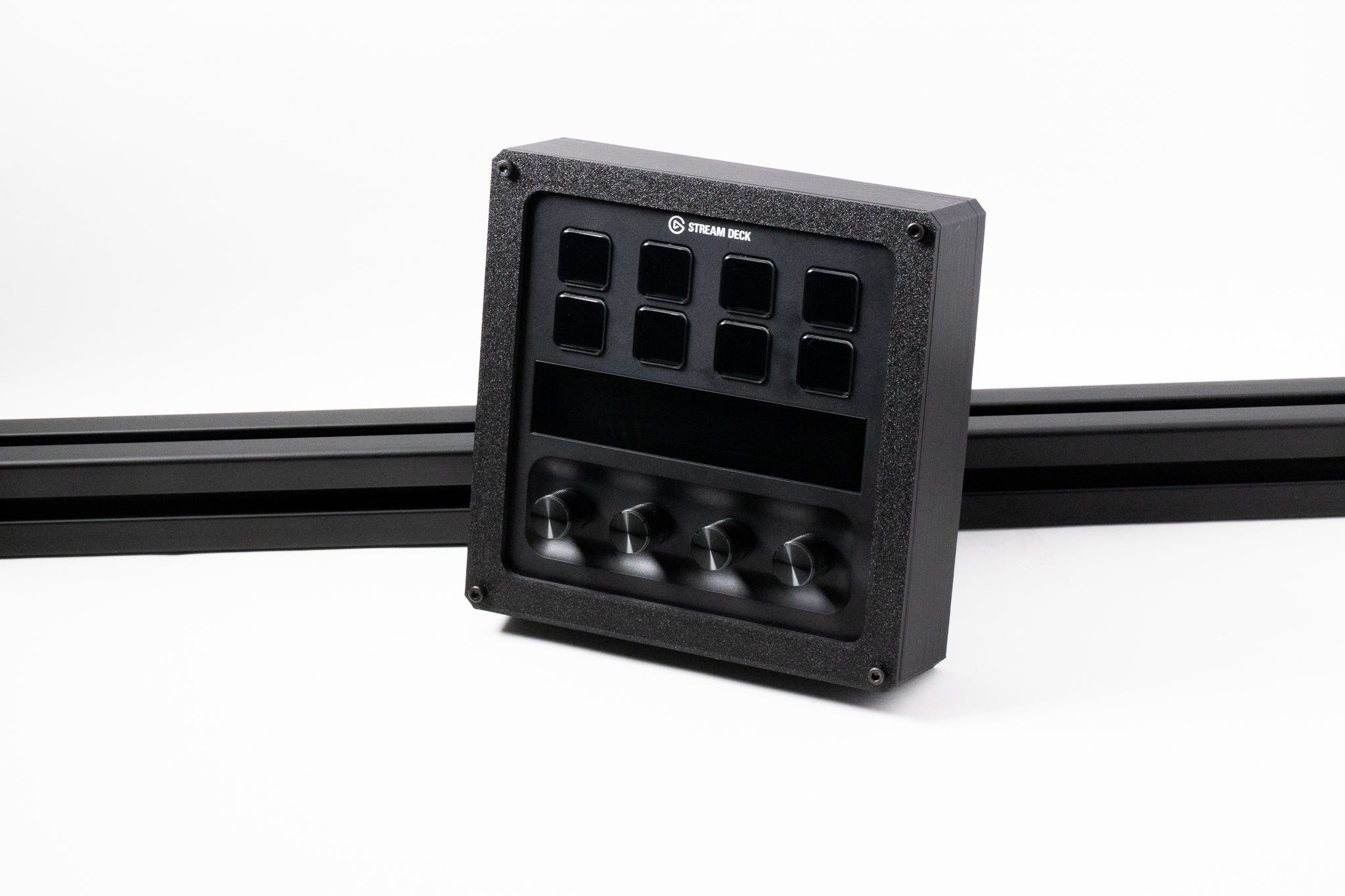 SimSportGadget Stream Deck + Enclosure with Adjustable Mount for Sim Racing Rigs