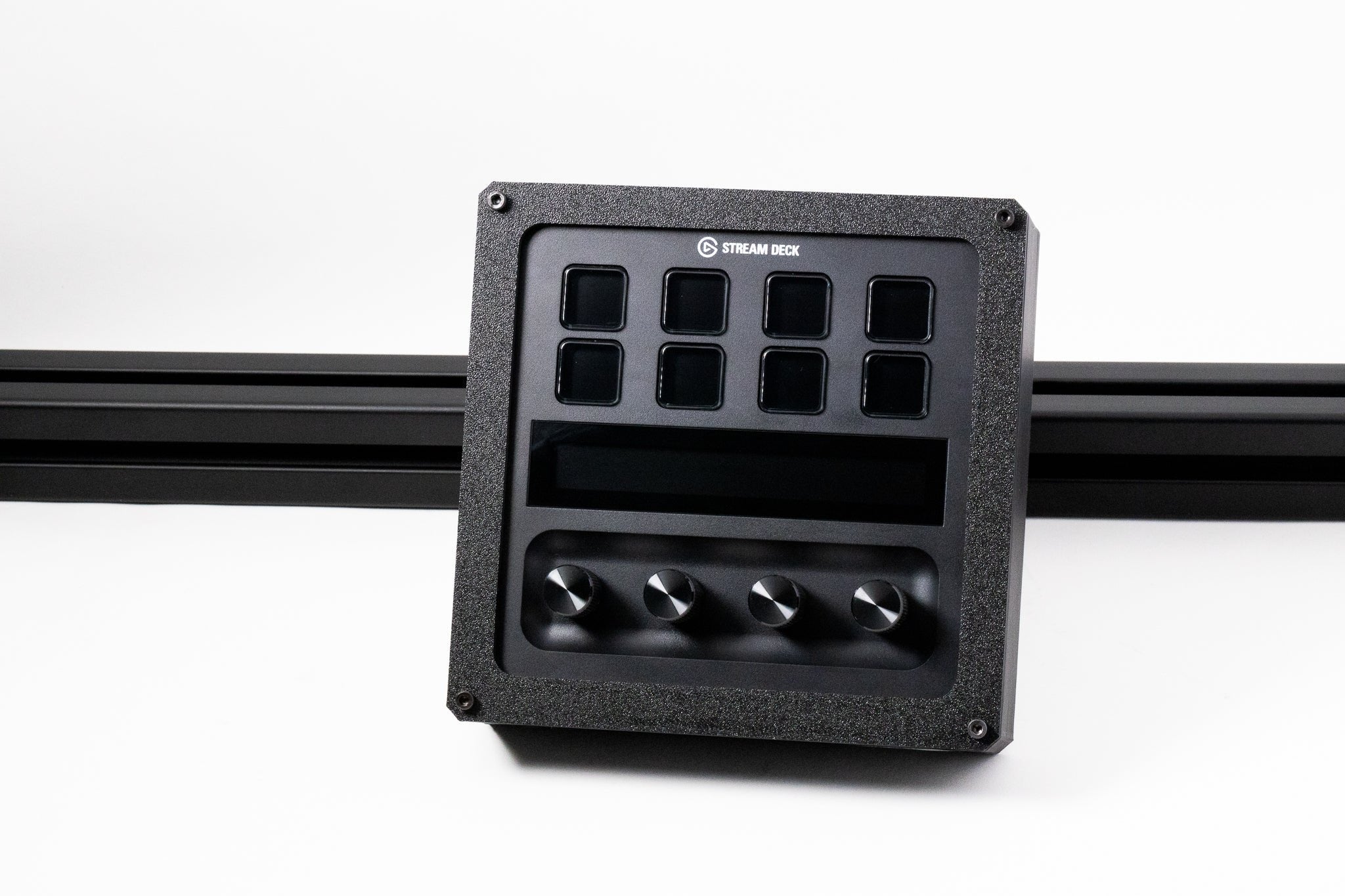 SimSportGadget Stream Deck + Enclosure with Adjustable Mount for Sim Racing Rigs