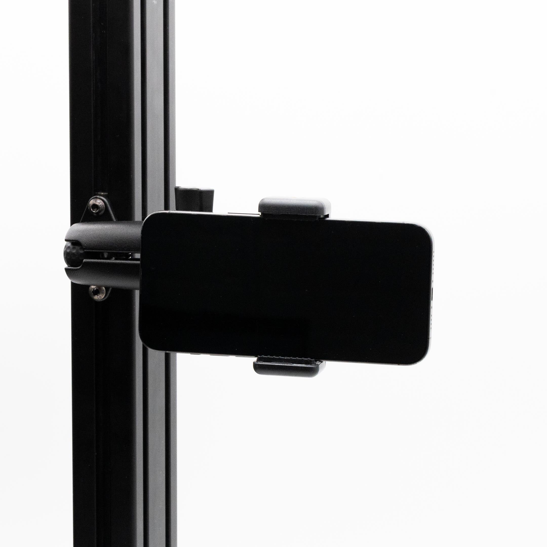 SimSportGadget Phone Mount with Premium Articulating Aluminum Arm for Sim Rigs