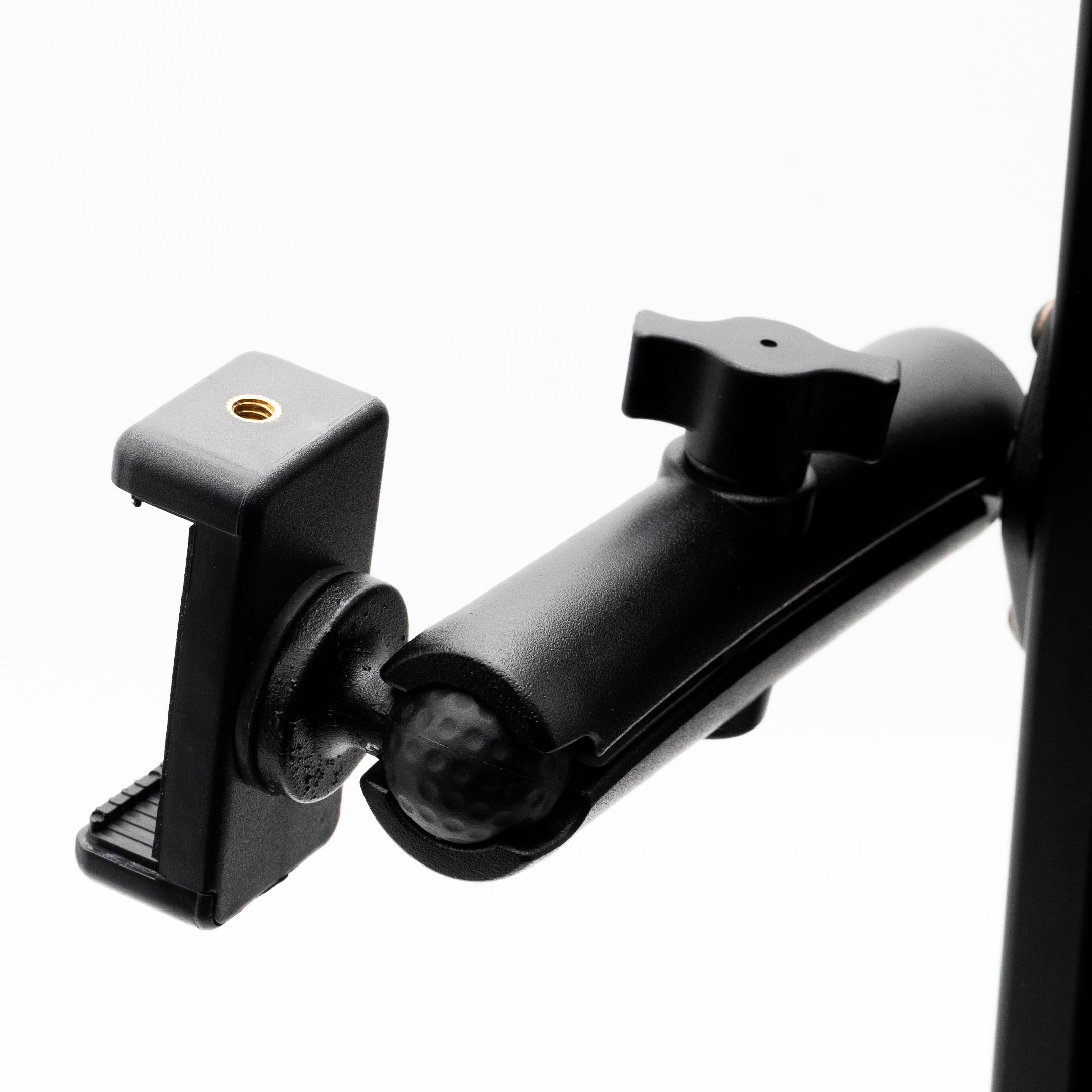SimSportGadget Phone Mount with Premium Articulating Aluminum Arm for Sim Rigs
