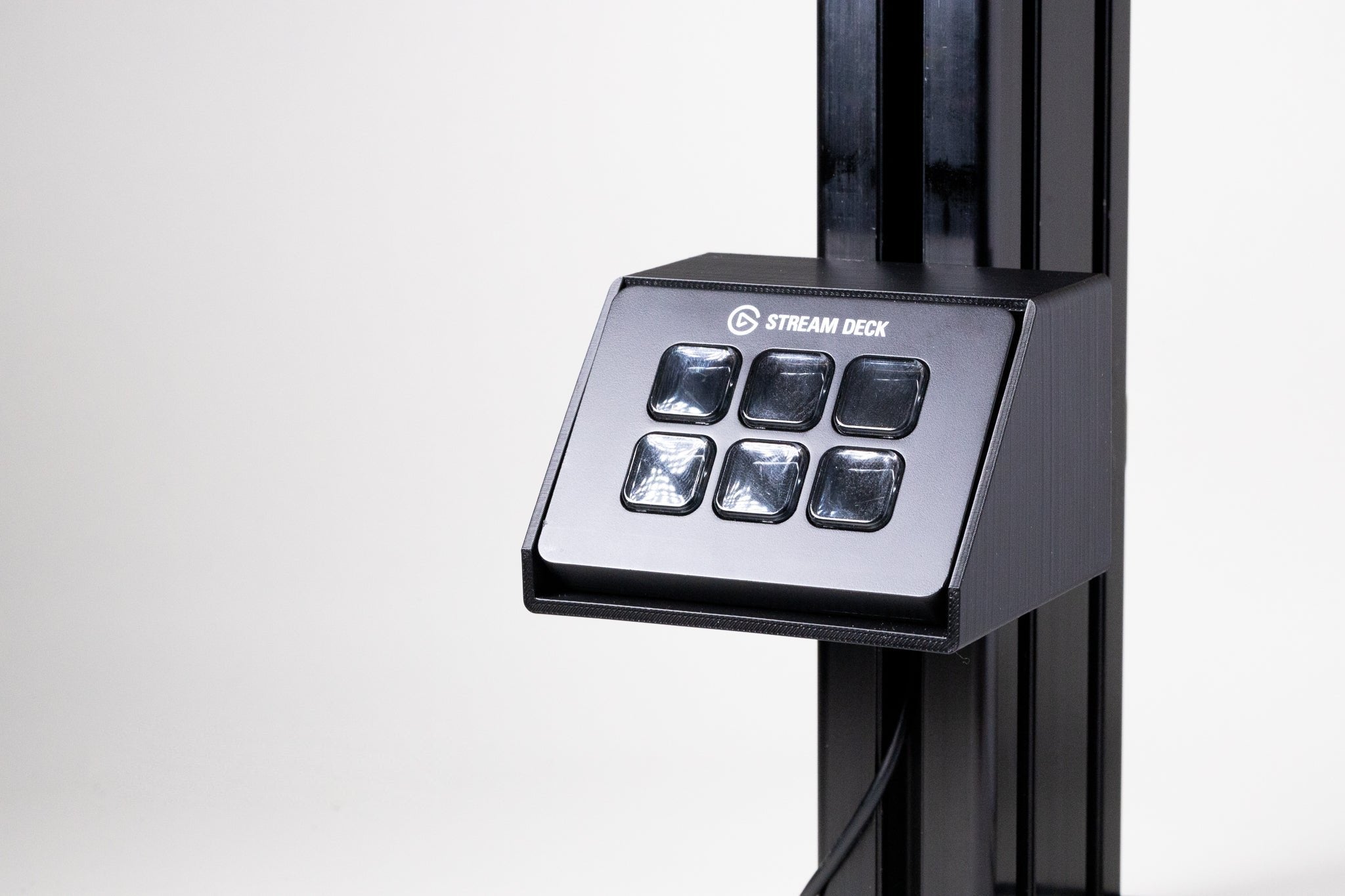 SimSportGadget Stream Deck Mini Enclosure with Optional Swivel Mount for Sim Rigs