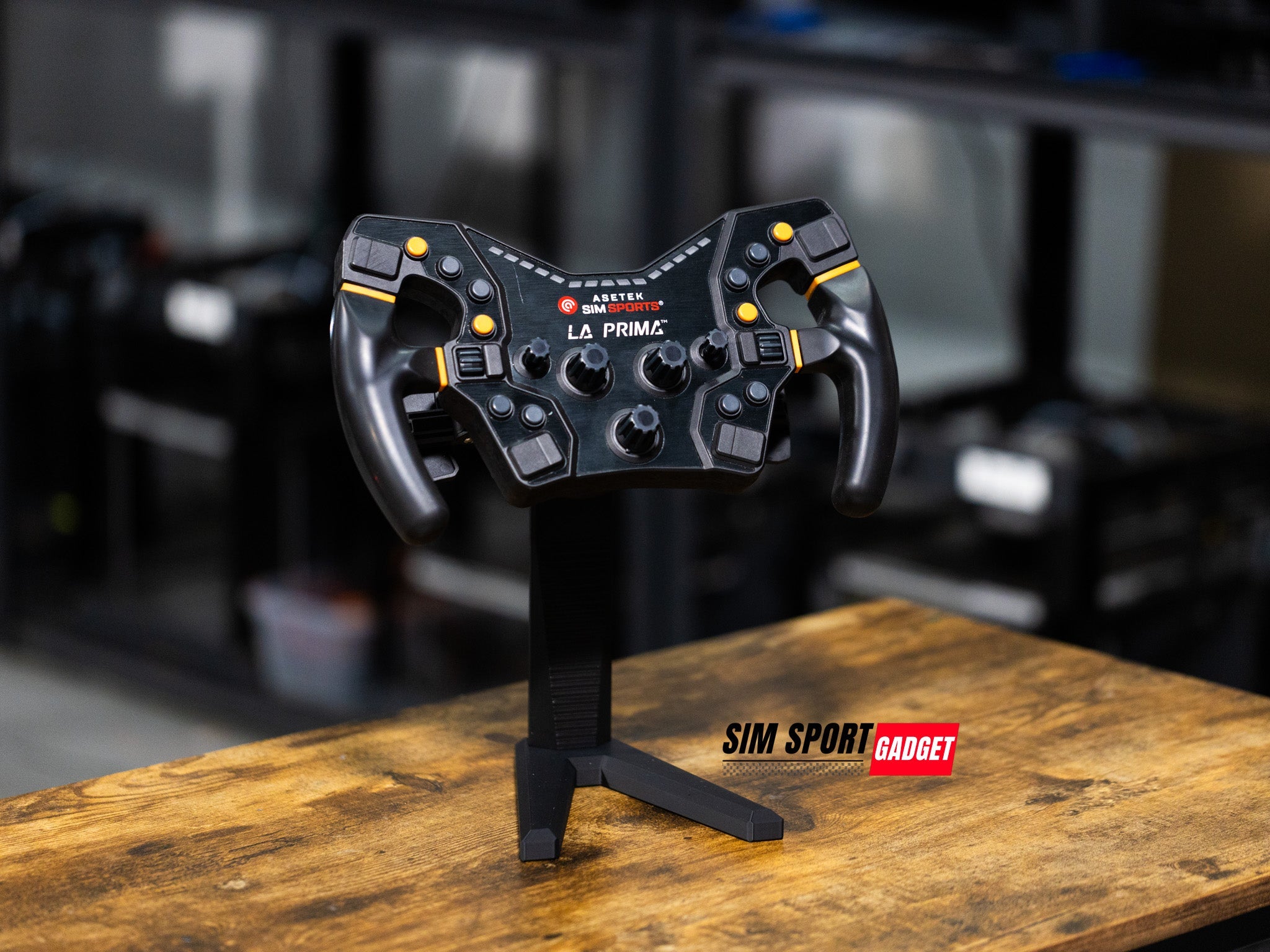 SimSportGadget Wheel Display Stand for Sim Racing Steering Wheels