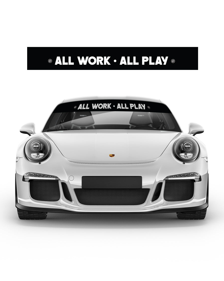 Not Famous Racing Driver - Windshield Banners