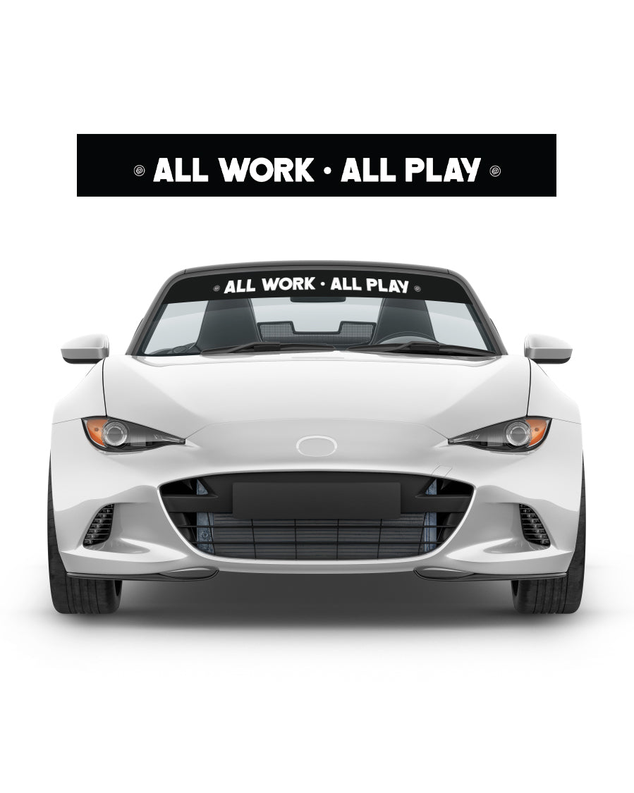 Not Famous Racing Driver - Windshield Banners