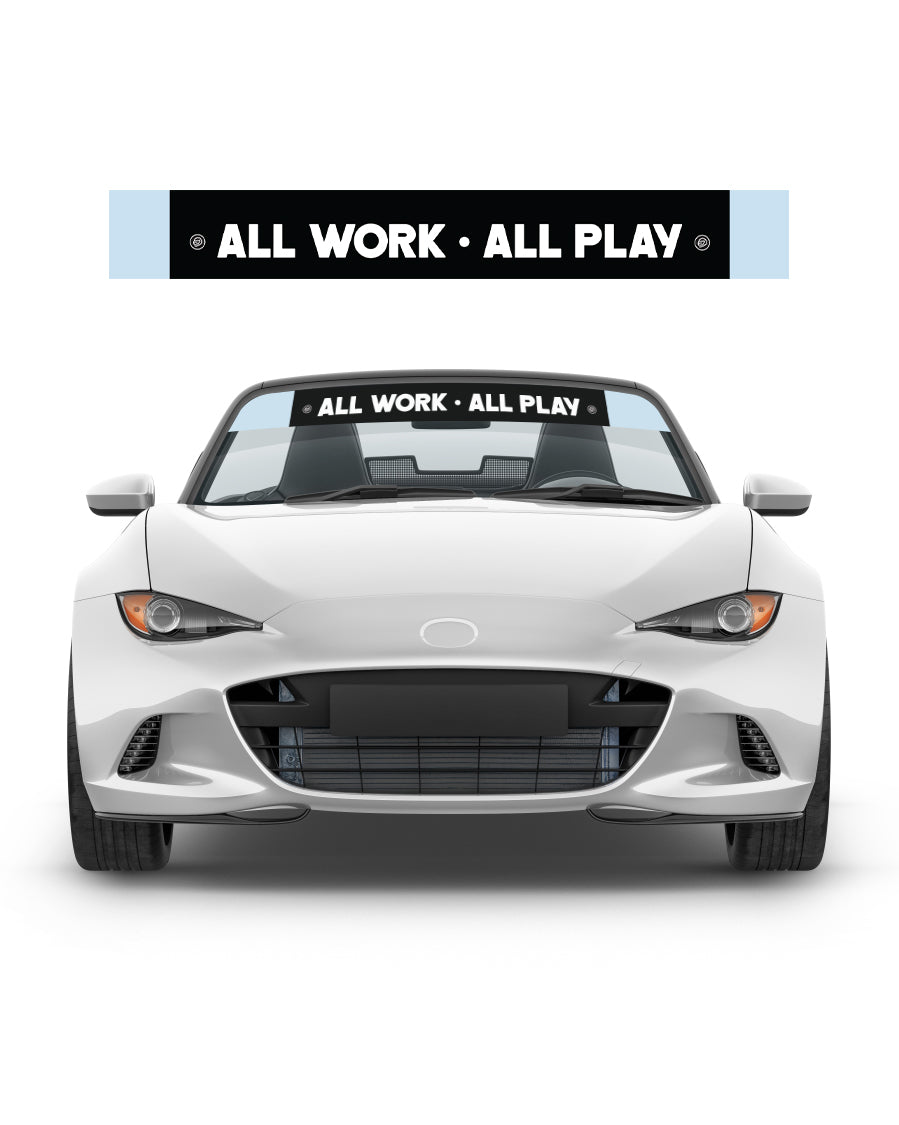 Not Famous Racing Driver - Windshield Banners