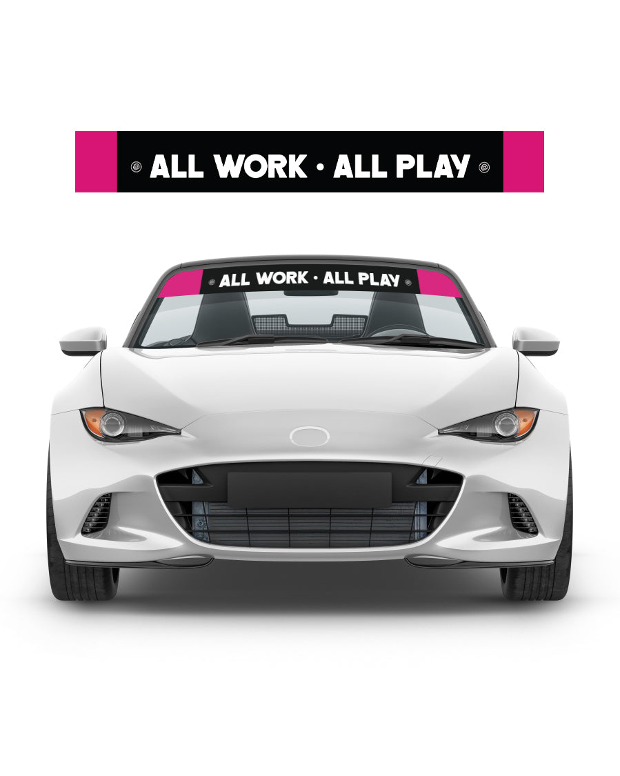 Not Famous Racing Driver - Windshield Banners