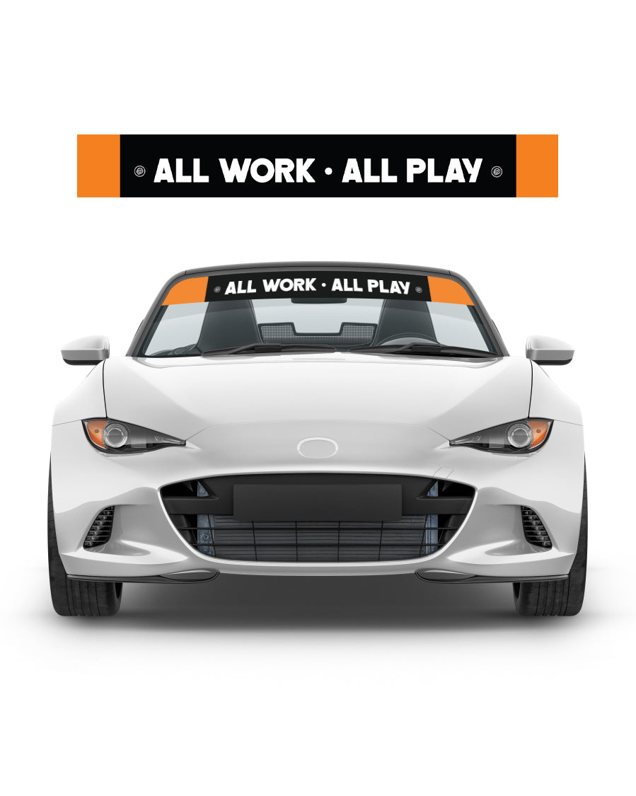 Not Famous Racing Driver - Windshield Banners