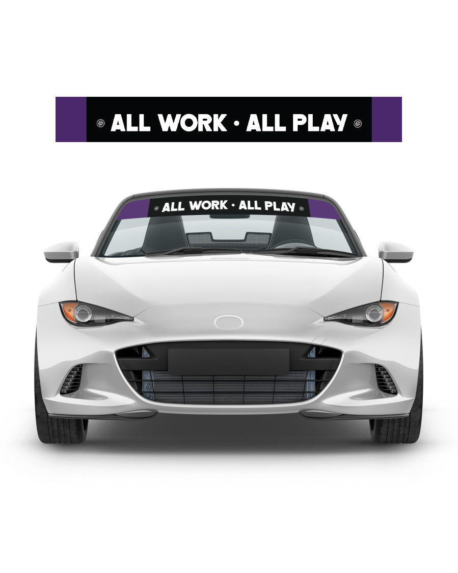 Not Famous Racing Driver - Windshield Banners