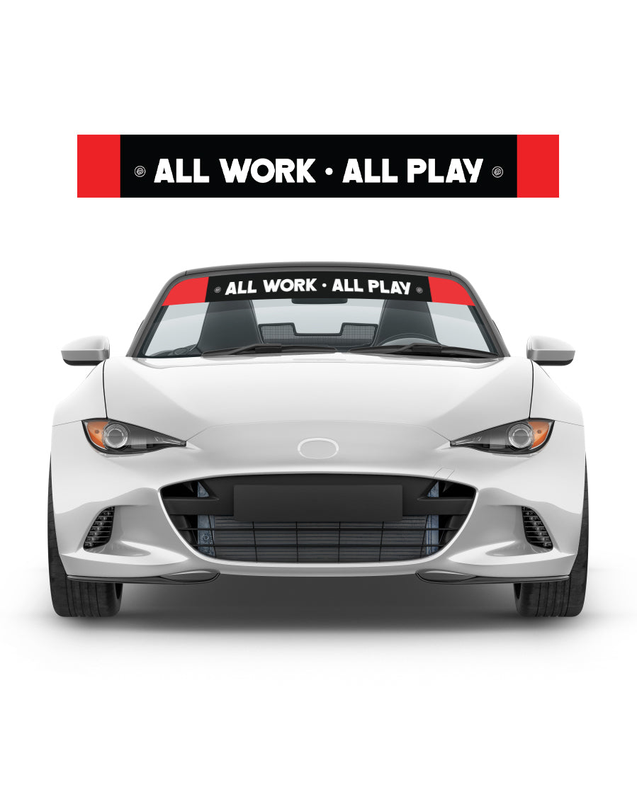 Not Famous Racing Driver - Windshield Banners