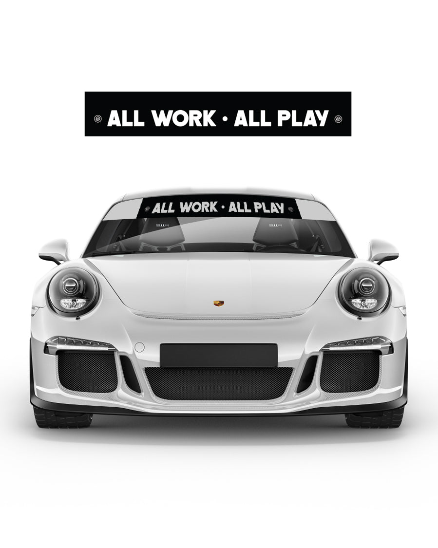 Not Famous Racing Driver - Windshield Banners