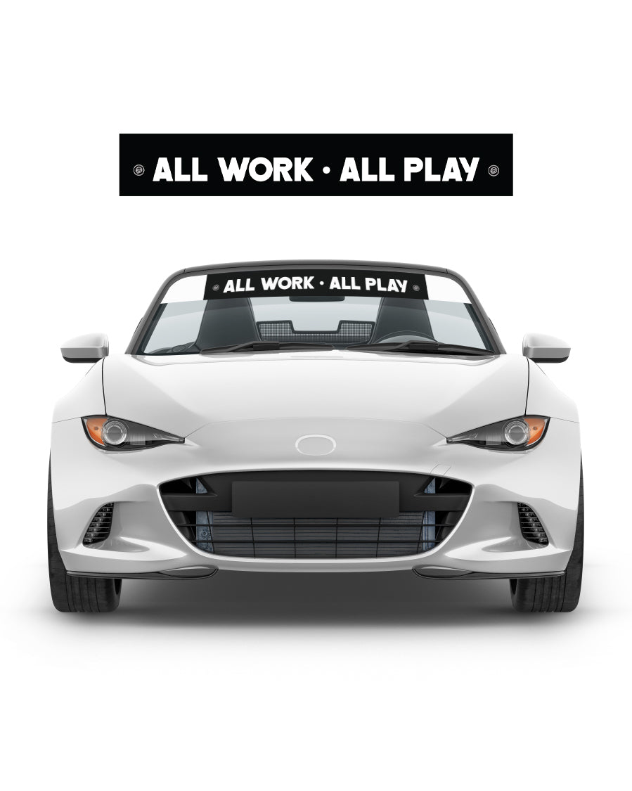 Not Famous Racing Driver - Windshield Banners