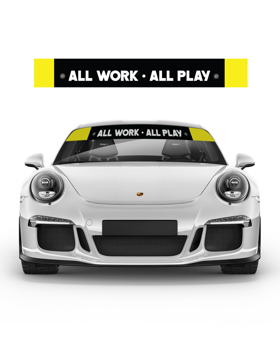 Not Famous Racing Driver - Windshield Banners