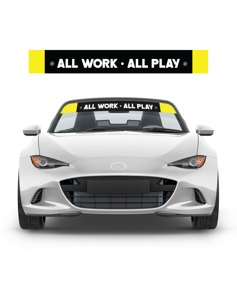 Not Famous Racing Driver - Windshield Banners