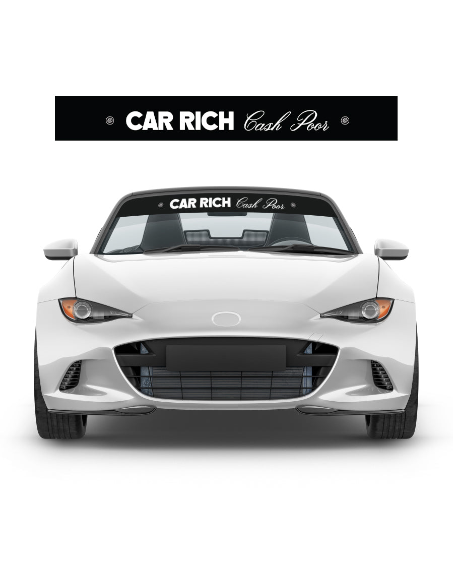 Not Famous Racing Driver - Windshield Banners