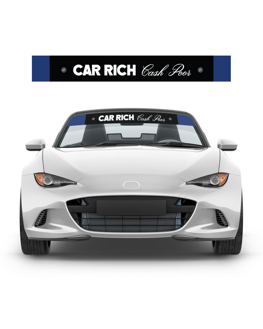 Not Famous Racing Driver - Windshield Banners