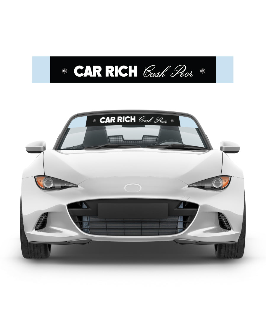 Not Famous Racing Driver - Windshield Banners