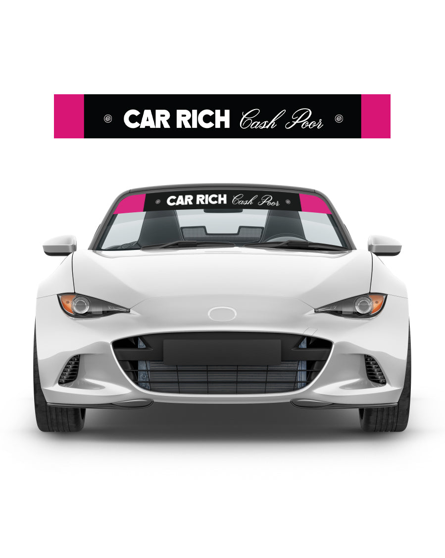 Not Famous Racing Driver - Windshield Banners