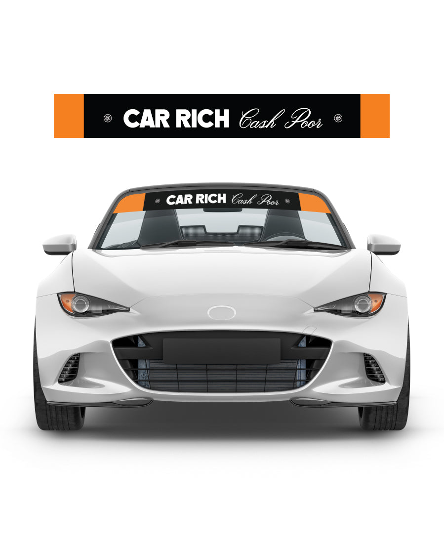 Not Famous Racing Driver - Windshield Banners