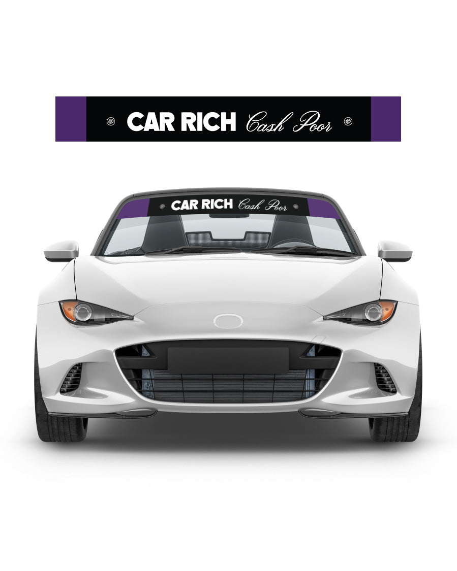 Not Famous Racing Driver - Windshield Banners