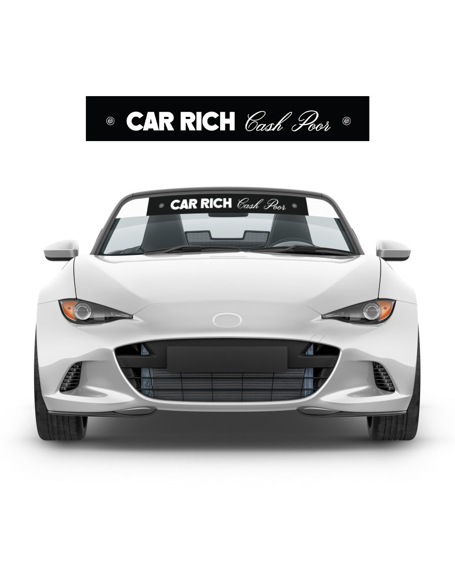 Not Famous Racing Driver - Windshield Banners