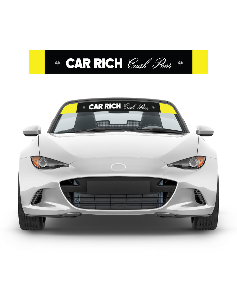 Not Famous Racing Driver - Windshield Banners