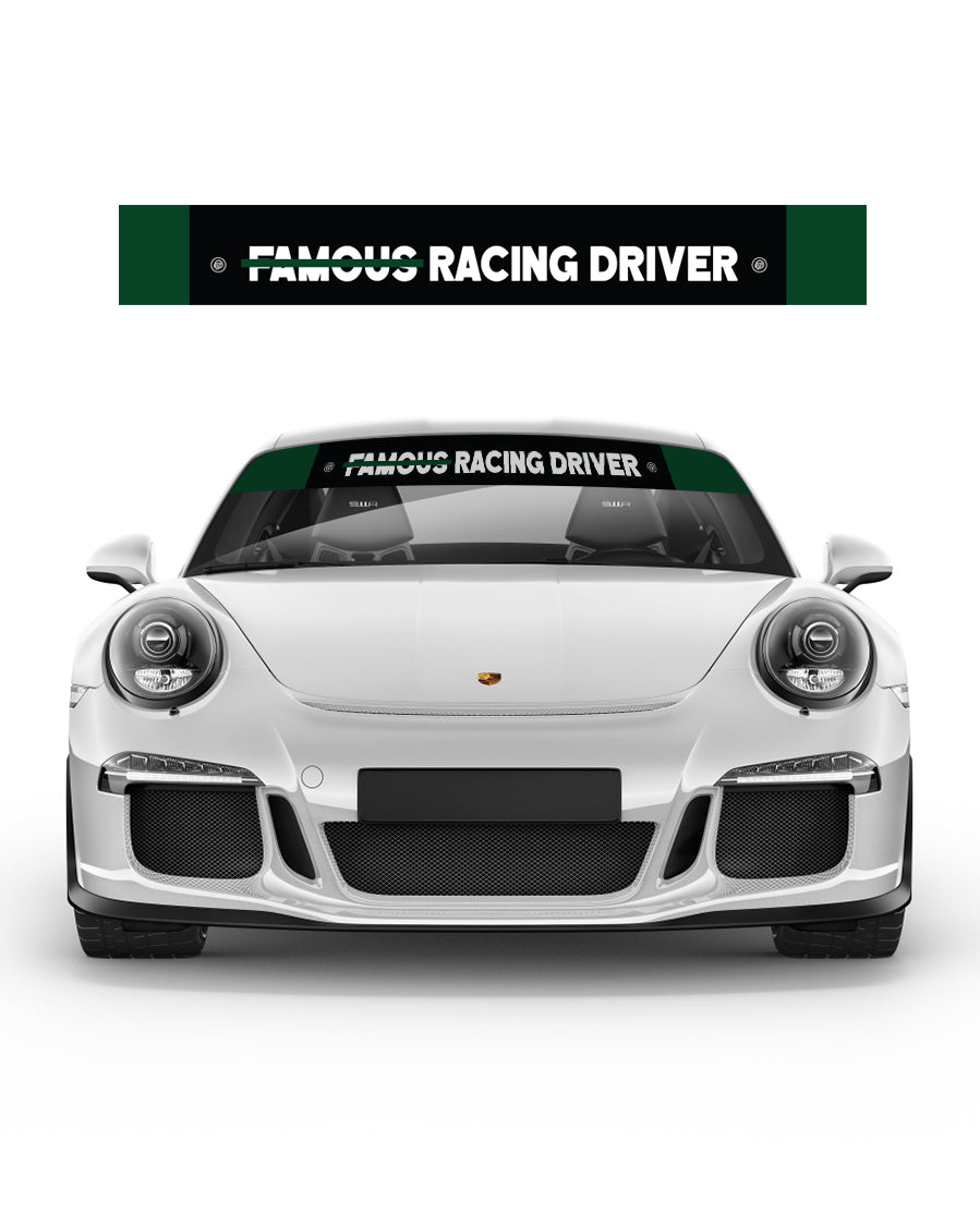 Not Famous Racing Driver - Windshield Banners