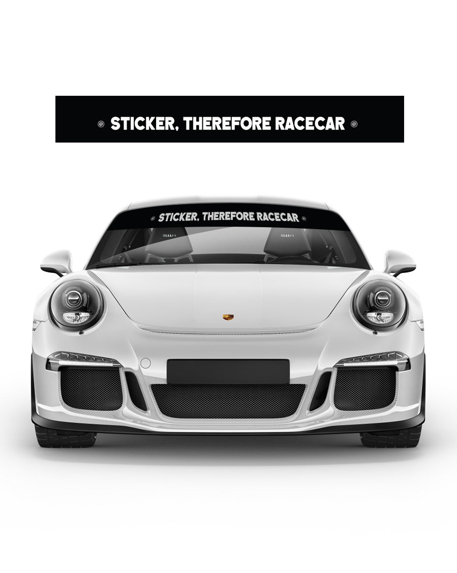 Not Famous Racing Driver - Windshield Banners