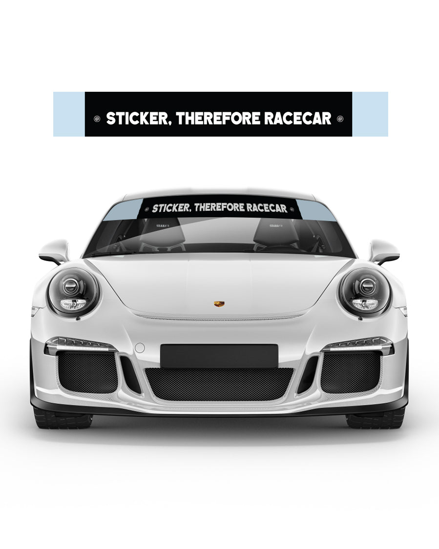 Not Famous Racing Driver - Windshield Banners