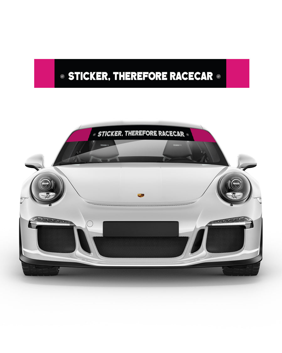 Not Famous Racing Driver - Windshield Banners