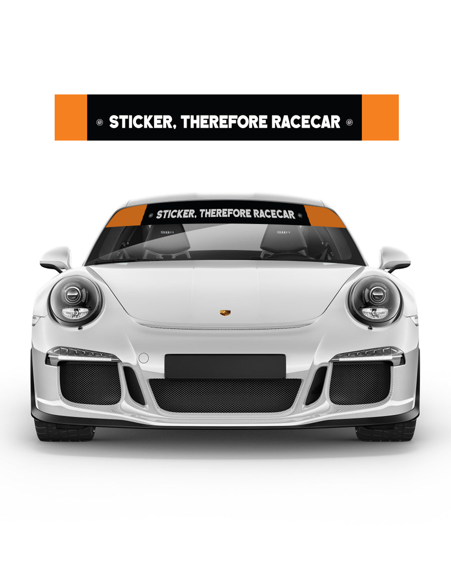 Not Famous Racing Driver - Windshield Banners
