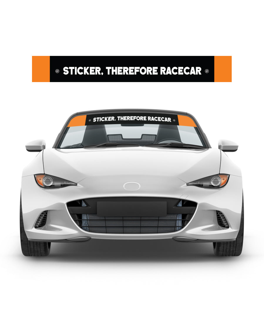 Not Famous Racing Driver - Windshield Banners