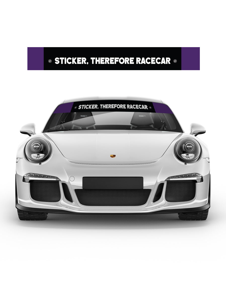Not Famous Racing Driver - Windshield Banners