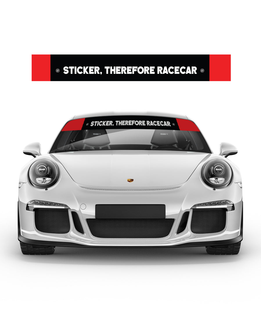 Not Famous Racing Driver - Windshield Banners
