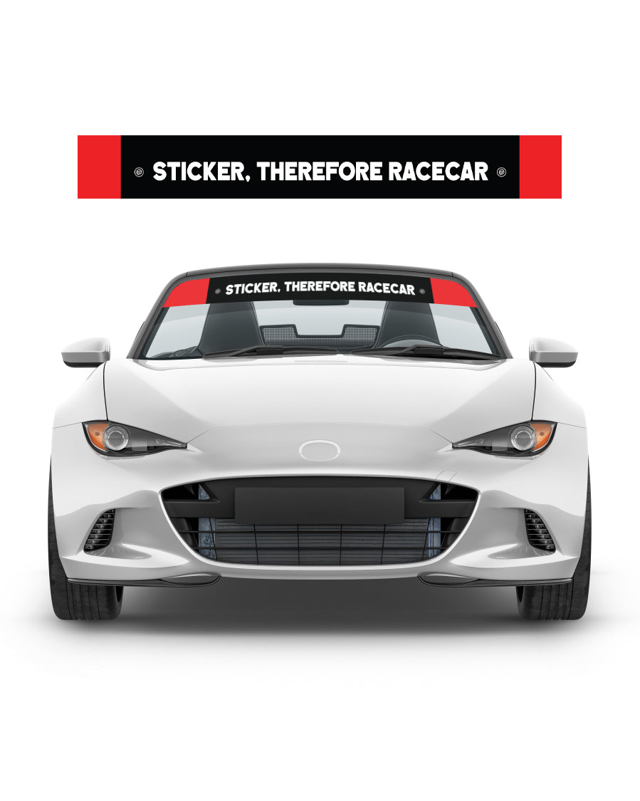 Not Famous Racing Driver - Windshield Banners