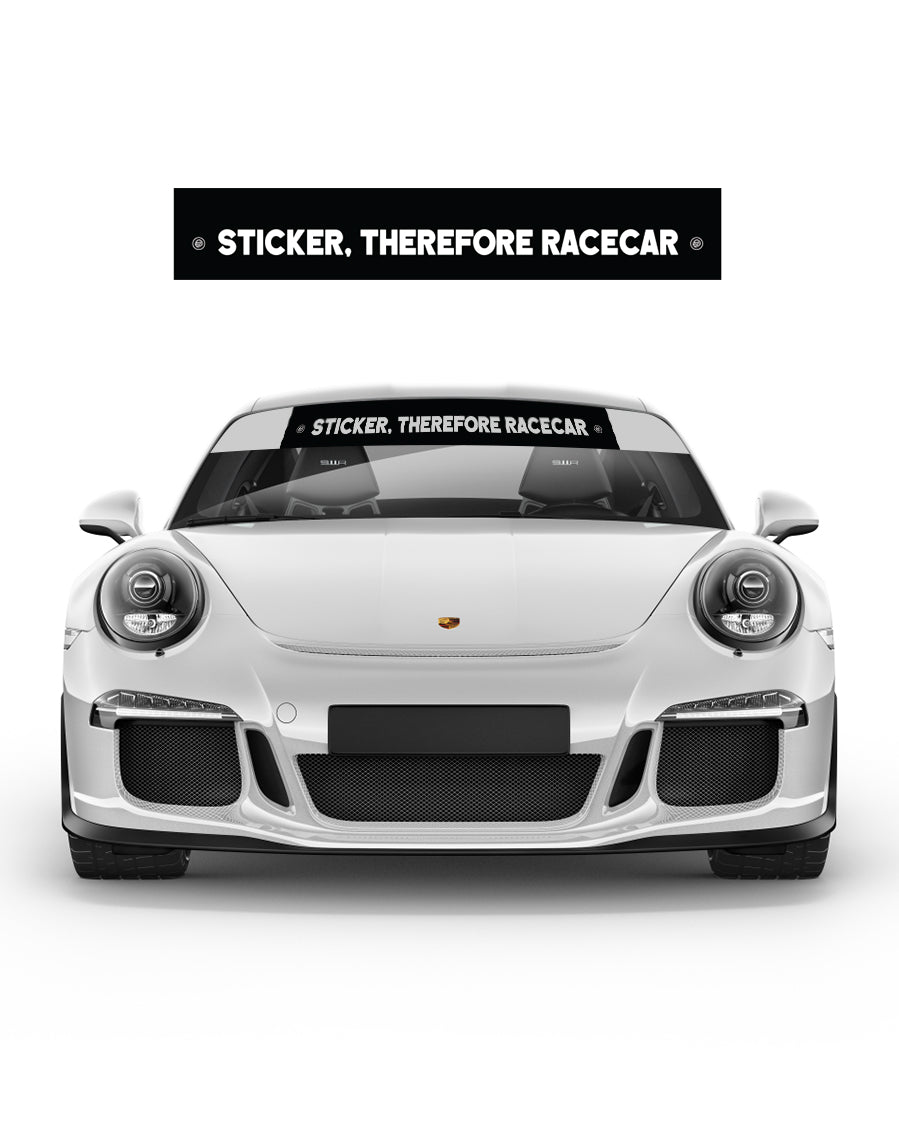 Not Famous Racing Driver - Windshield Banners