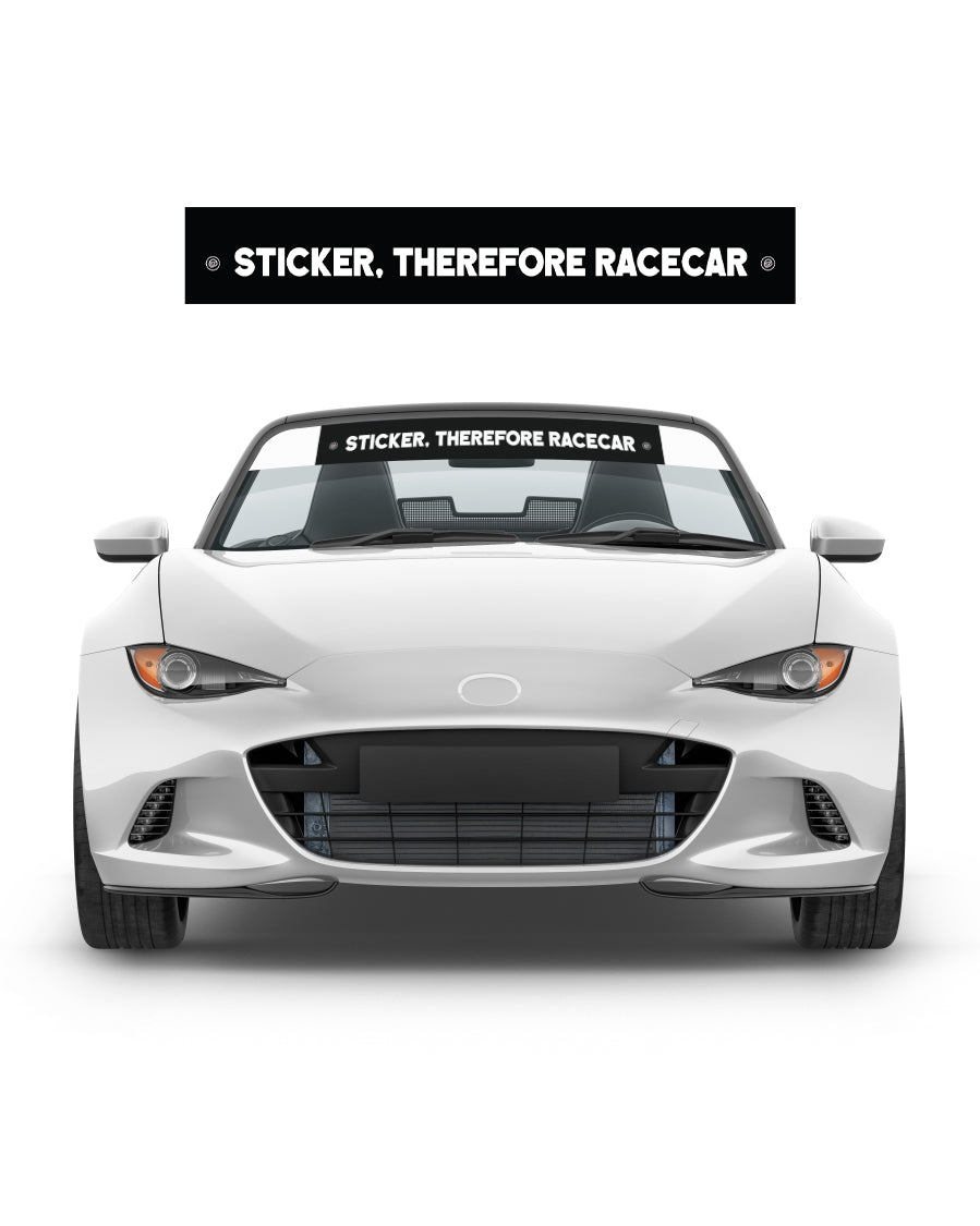 Not Famous Racing Driver - Windshield Banners
